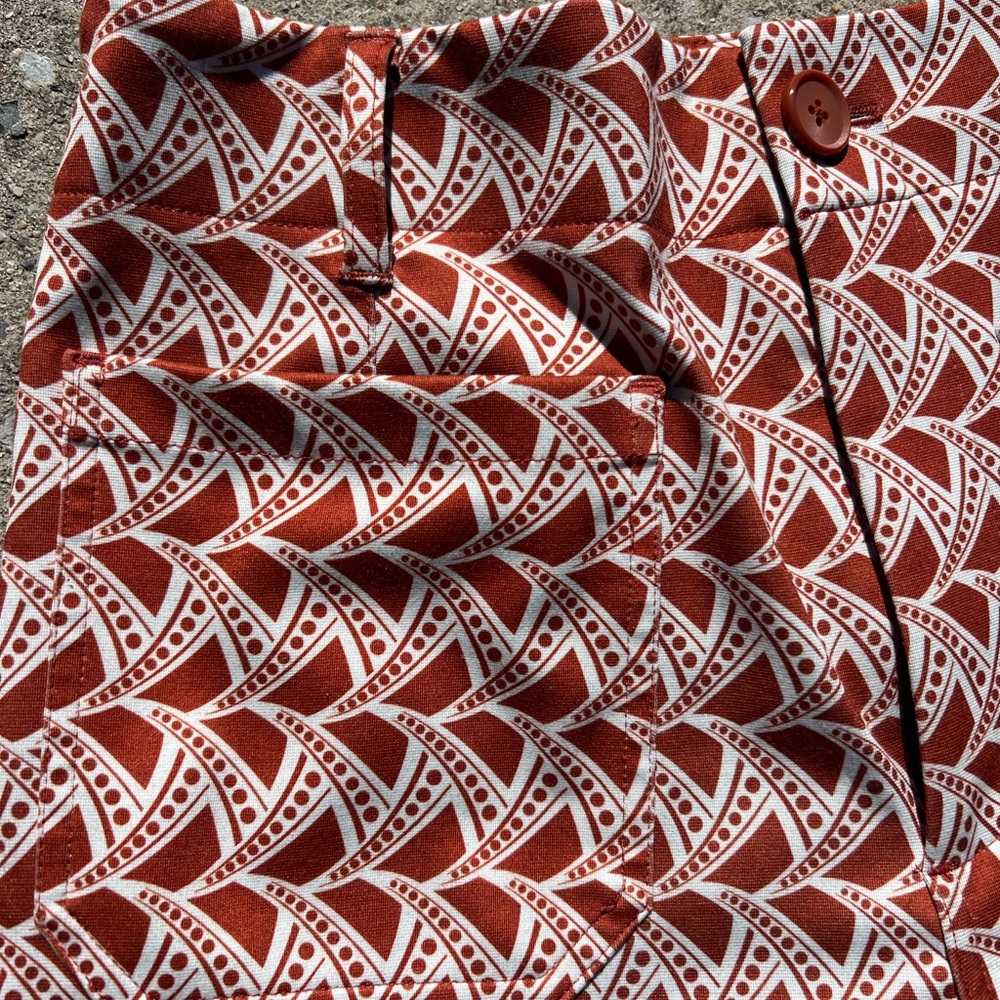 Jones New York Red and White Wide Leg Pants - Picture 3 of 9